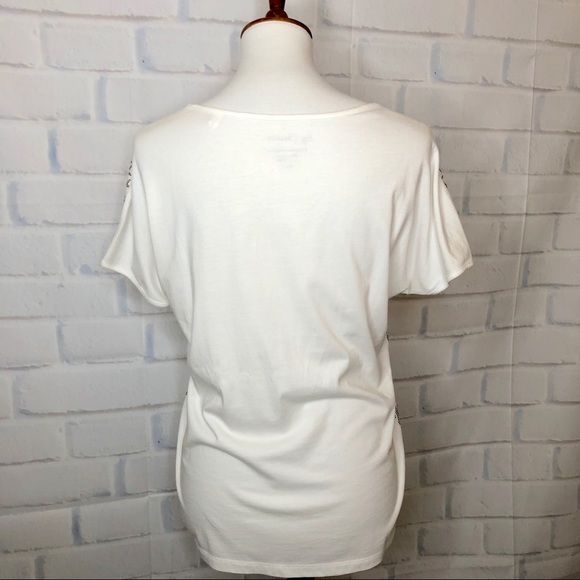 C H I C O S : Metallic Sequin Embellished Tee - Picture 6 of 7